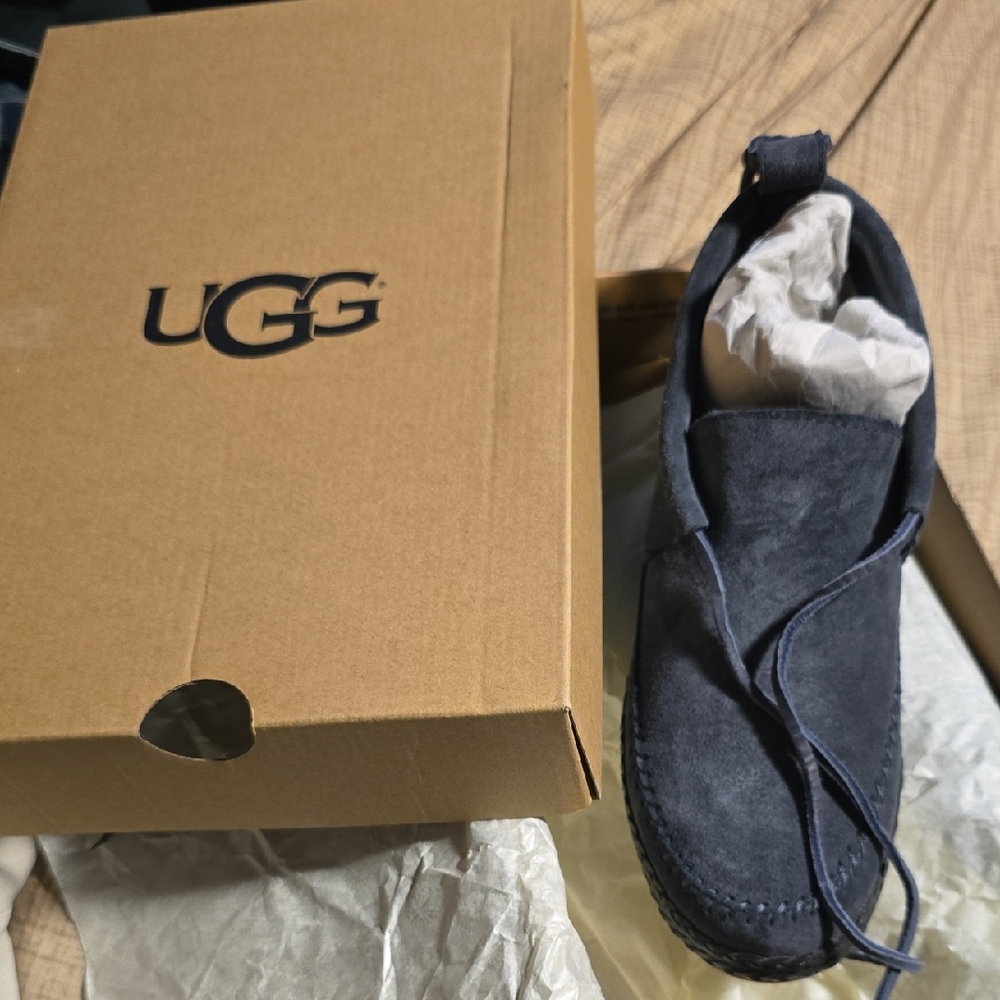 UGG Dark Blue Suede Footwear